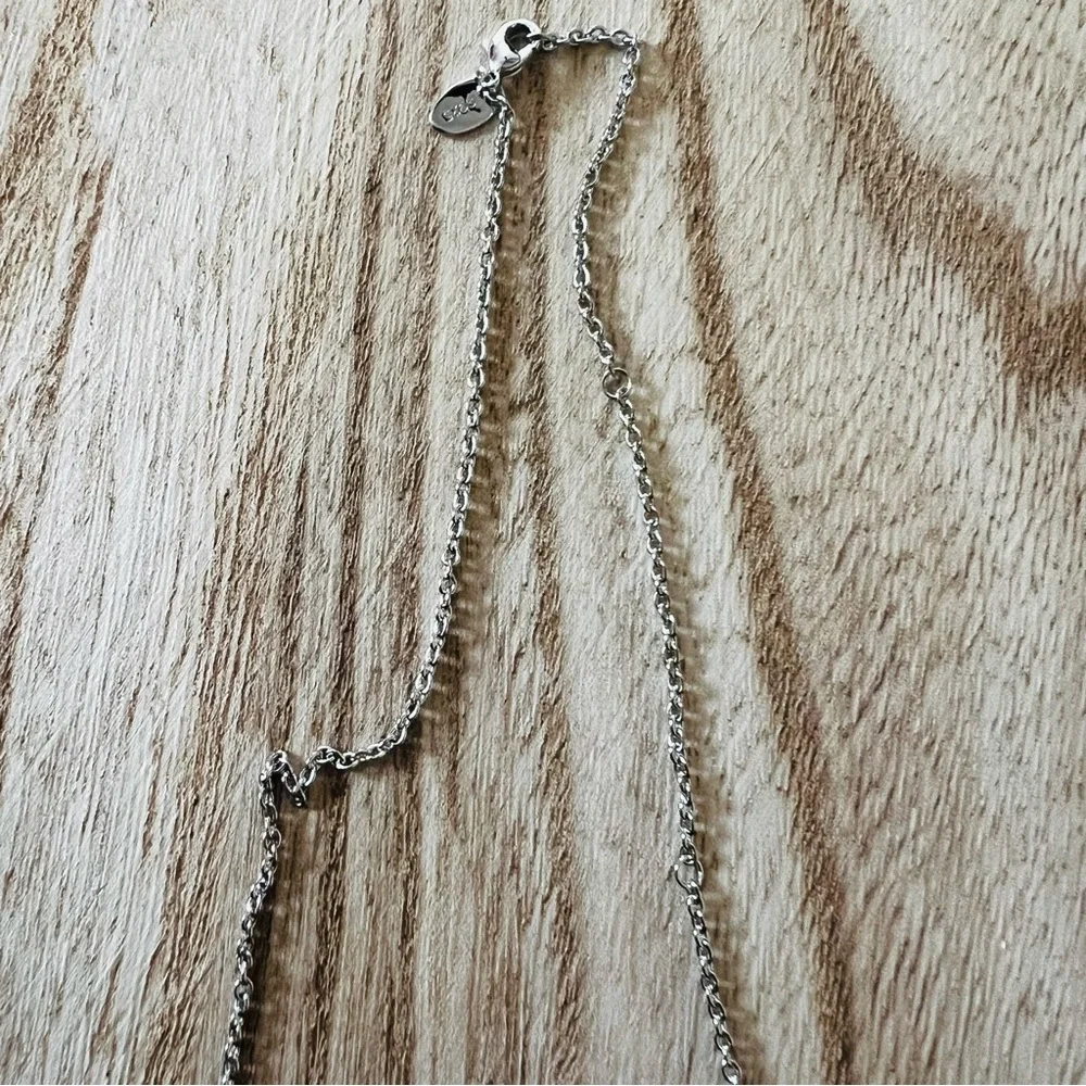 Sterling 925 Silver Hypoallergenic Jewelry Hollow Heart Design Necklace Lovers - Picture 5 of 6